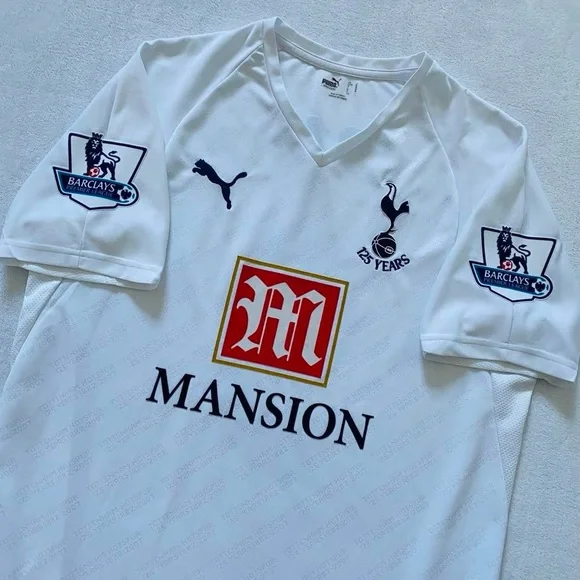 Tottenham Berbatov 2007 08 home Premier League jersey - Picture 6 of 8